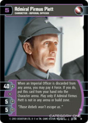 Admiral Firmus Piett (B) - Foil